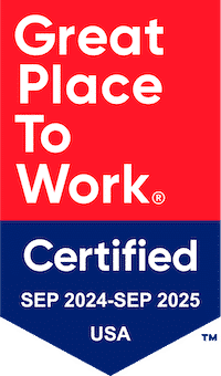 Great place to work certified Sept 2024 to Sep 2025.